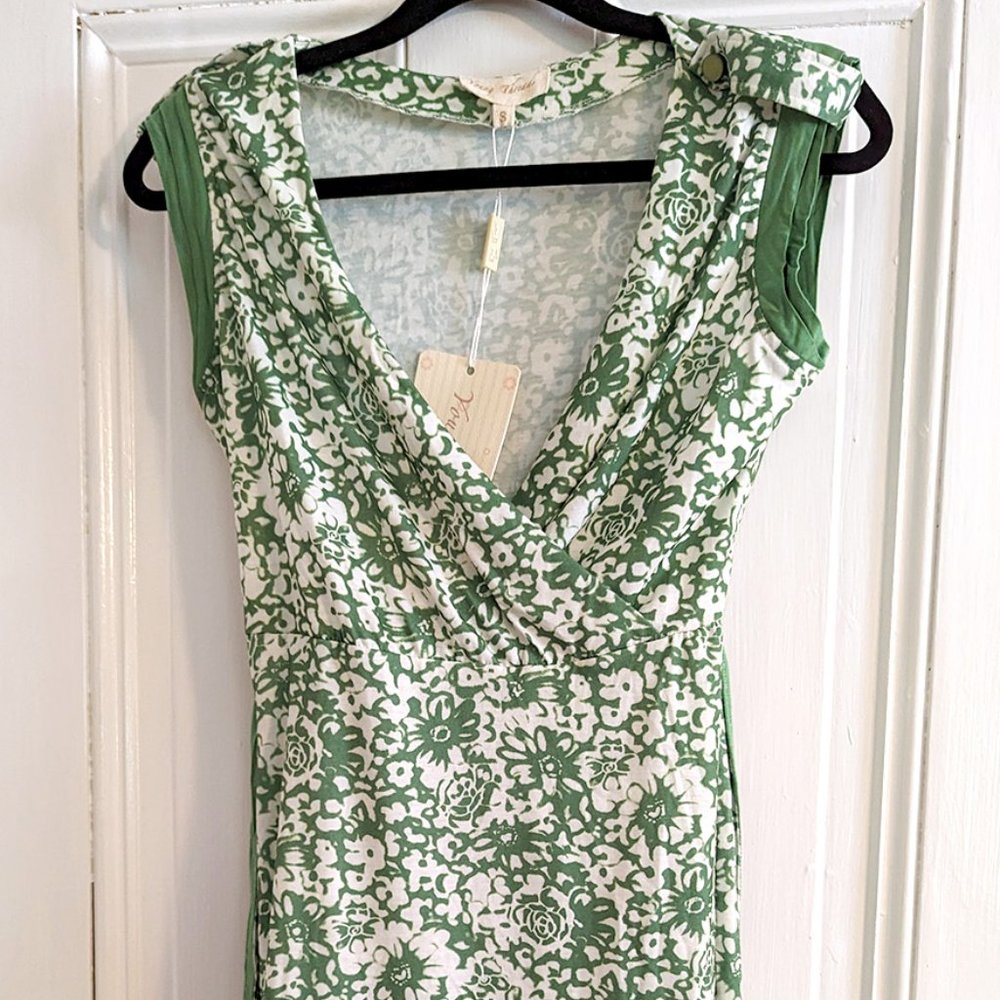 Young Threads Dress, Green/White, Small (Modcloth)